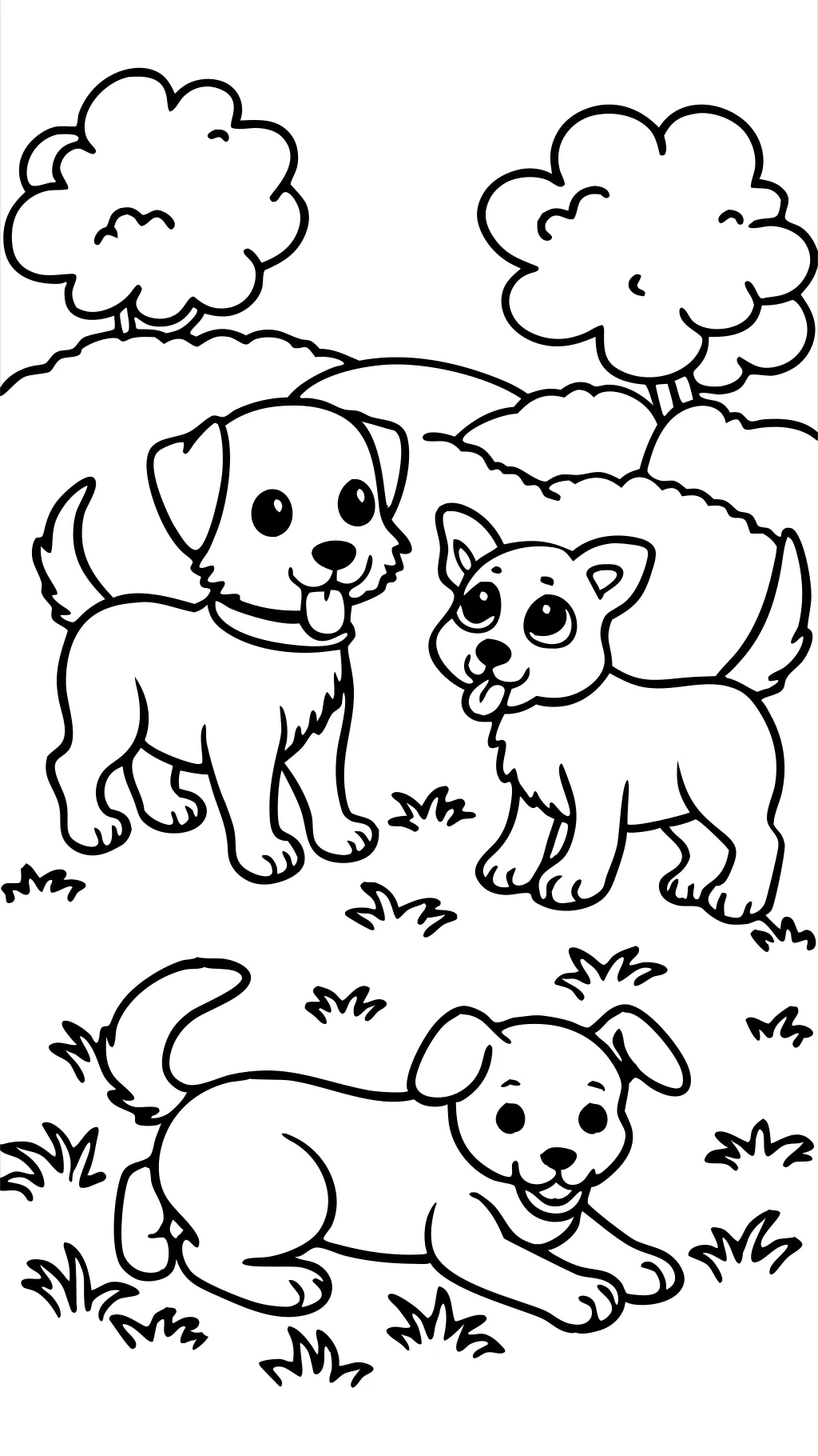 puppy pals coloring pages